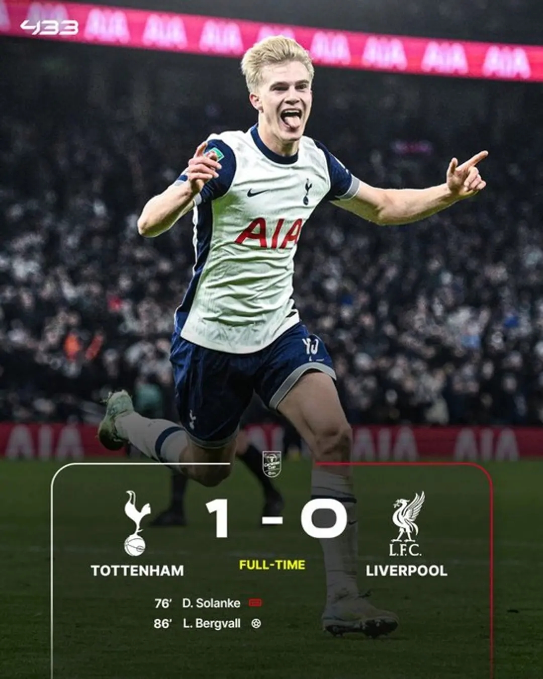 开云体育在线-热刺主场大胜，升至积分榜第五位